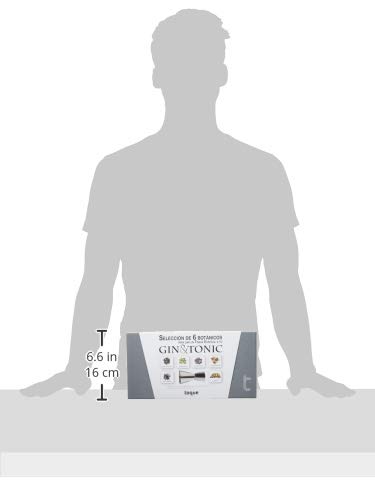 Toque Caja 6 botánicos para GinTonic: estuche Premium con ingredientes, instrucciones y herramienta profesional - 91,5 g (60000000027)