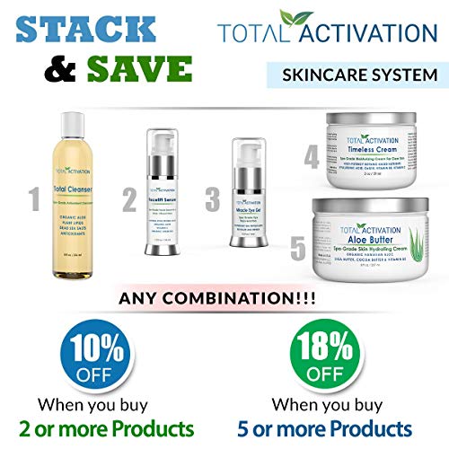 Total Activation impulsar colágeno lucha contra el envejecimiento crema de cara hidratante seco/grasa/sensible 2 oz