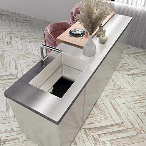 TOTIO Pegatinas de acero inoxidable cepillado para cocina estufa refrigerador plata película autoadhesiva de vinilo estante revestimiento de papel de contacto adhesivo adhesivo de plástico