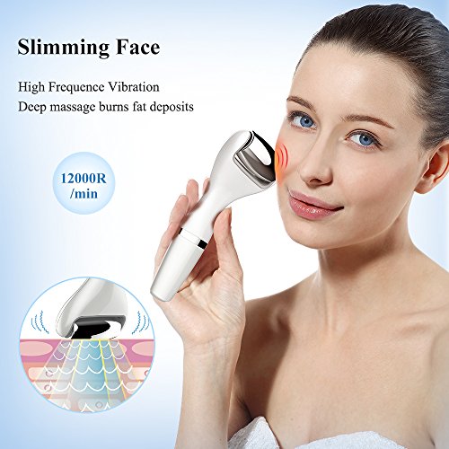 TOUCHBeauty® TB-1587 masaje de rodillos que adelgaza rejuvenecimiento facial, cuello y cuerpo, portátil, elimina las arrugas de Sonic Vibraciones