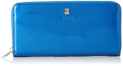 TOUS 995960400, Monedero para Mujer, Azul, 19.5x11x2 cm (W x H x L)