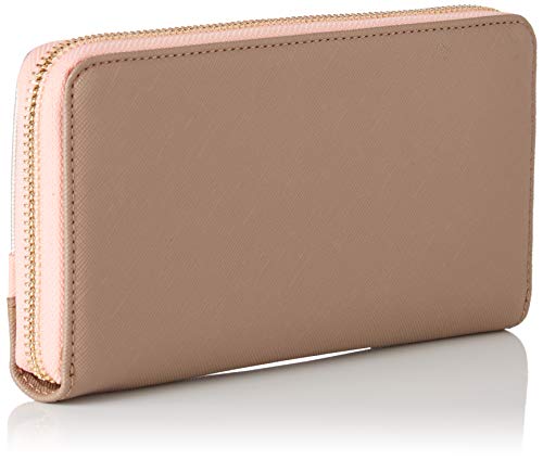 Tous Billetera M. Carlata Plata-Rosa, Monedero para Mujer, Plateado, 19.5x11x2 cm (W x H x L)