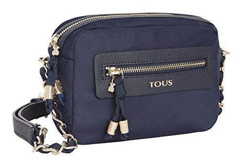 Tous Jacalanda Brunock Chain, Bolso Bandolera para Mujer, Azul (Marino 595900016), 19.5x14.5x7 cm (W x H x L)