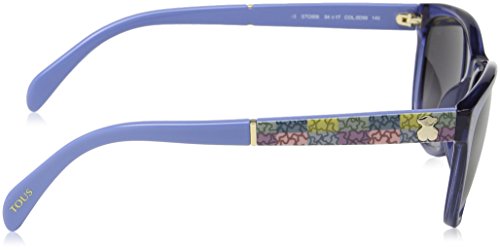 TOUS STO906-540D99 Gafas de sol, Shiny Blue, 54 para Mujer