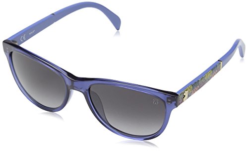 TOUS STO906-540D99 Gafas de sol, Shiny Blue, 54 para Mujer