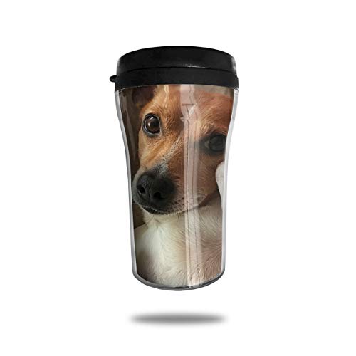 Toy Fox Terrier - Taza de café reutilizable ecológica para viajes a prueba de fugas, durabilidad para bebidas calientes, viajes, senderismo