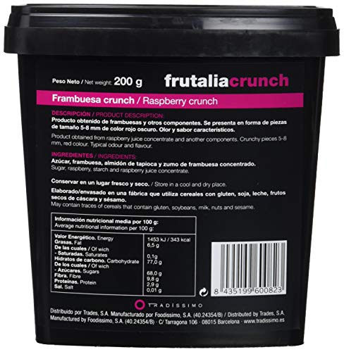 Tradissimo, Frambuesa deshidratada - 200 gr.