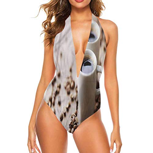 Trajes de baño de dos piezas para café, café y té de hierbas, ideal para todos los tipos de cuerpo Multi 26 S