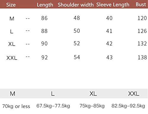 Trajes de Maquillaje de satén Pijamas para Mujeres en Kimono - Pijamas para Vestidos de Novia de Mujer Vestidos y Kimono (L, Rojo)