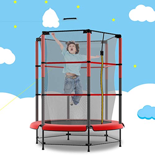 Trampolín Cama elástica Comercial Adultos casa Cama elástica Cama de Salto Cama de Salto Juguete de Arrastre Estera de Arrastre con Red Protectora Cama de Juguete de la Familia Salto