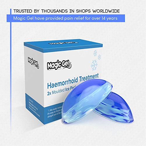 Tratamiento Instantáneo de Hemorroides - Paquetes de hielo de primera calidad para un rápido y natural alivio del dolor (Hemorroides internas y externas)