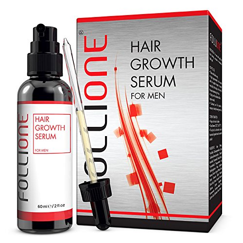 Tratamiento para la pérdida de pelo | Serum de crecimiento del cabello para hombres dermatológicamente testado| Desarrollado como una alternativa al Minoxidil | Suministro para 1 mes.