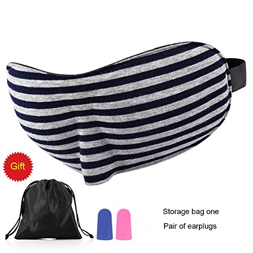 TRDyj Máscara de Ojos para Dormir Máscara para Dormir Correa Ajustable Copa contorneada 3D Buenas Noches Sombra de Ojos para Hombres de Mujeres, Confort Suave con los Ojos vendados Ideal para Viajes,