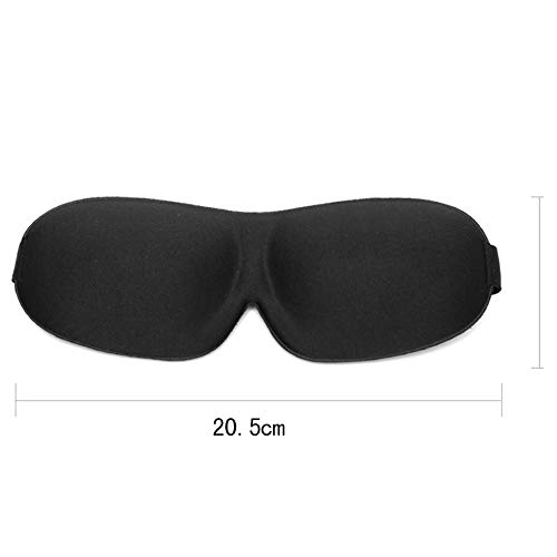 TRDyj Máscara ocular Máscara para dormir ajustable con 3D Estéreo de rebote lento Protección ocular Hombres y mujeres respirables Sombra suave y cómoda máscara para los ojos es muy adecuada para viaje