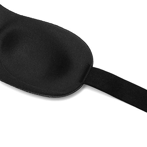 TRDyj Máscara ocular Máscara para dormir ajustable con 3D Estéreo de rebote lento Protección ocular Hombres y mujeres respirables Sombra suave y cómoda máscara para los ojos es muy adecuada para viaje