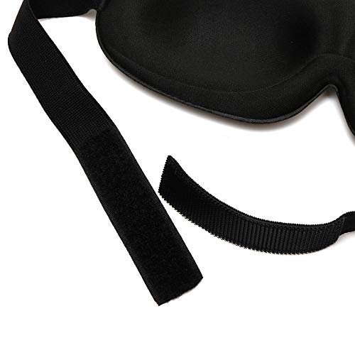 TRDyj Máscara ocular Máscara para dormir ajustable con 3D Estéreo de rebote lento Protección ocular Hombres y mujeres respirables Sombra suave y cómoda máscara para los ojos es muy adecuada para viaje
