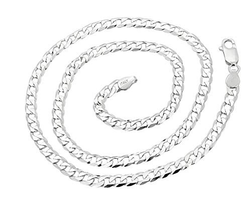 TreasureBay Hombre Mujer Unisex  Plata fina 925  plata de ley