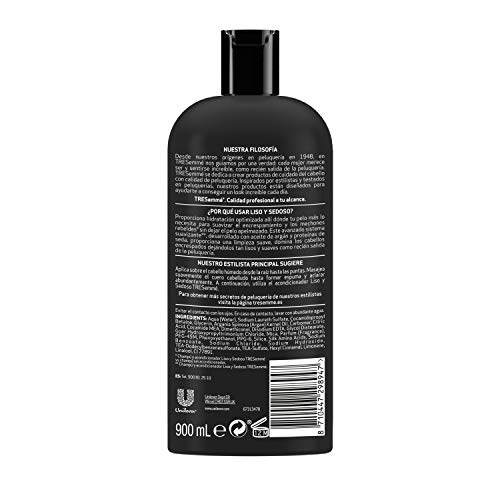 TRESemmé Champú Liso y Sedoso - Paquete de 4 x 900 ml - Total: 3600 ml