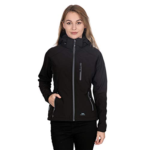 Trespass Tp75 Bela II Chaqueta Softshell, Mujer, Negro, Extra-Large