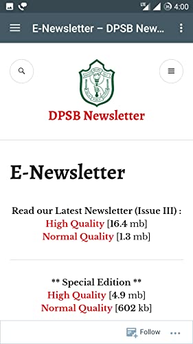 Trigger - DPSB Newsletter