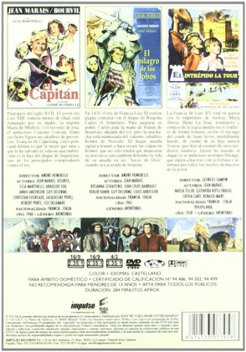 Triple Pack "Aventuras De Espadachines"2:El Capitan+El Milagro De Los Lobos+El Intrepido Latour [DVD]