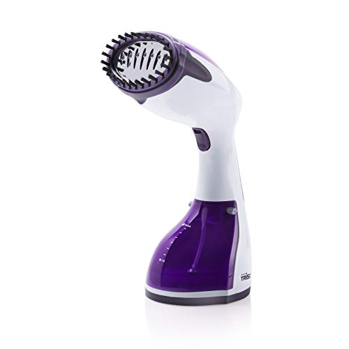 Tristar ST-8916 Plancha de vapor vertical portátil, salida de vapor continua de 20 g/min, 1200 W, 2 cabezales de cepillo, plancha de viaje y hogar, mata las bacterias y los ácaros del polvo