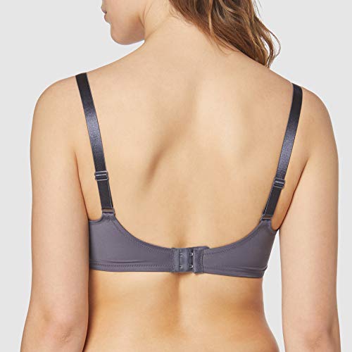 Triumph Contouring Sensation W01 Sujetador Reductor, Gris, 90D (Talla del Fabricante: 75D) para Mujer