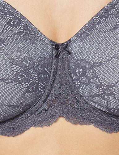 Triumph Contouring Sensation W01 Sujetador Reductor, Gris, 90D (Talla del Fabricante: 75D) para Mujer