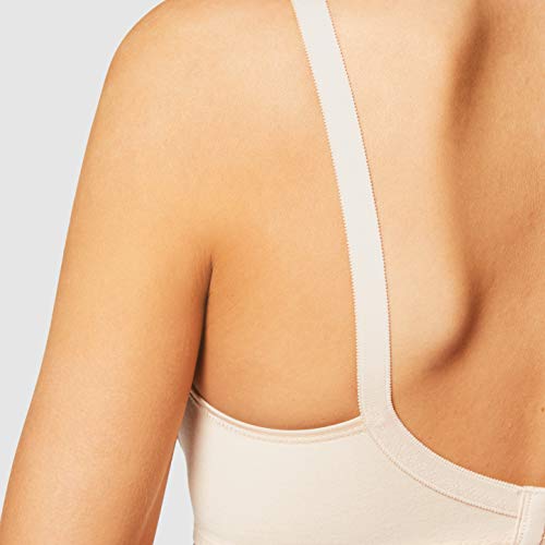 Triumph Cotton Classic Stretch N, Sujetador sin aros Mujer, Beige (Teint 00Kf), 105B (Talla del fabricante: 90B)