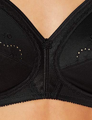 Triumph Doreen + Cotton 01 N Sujetador básico, Negro (Black 0004), 105C para Mujer