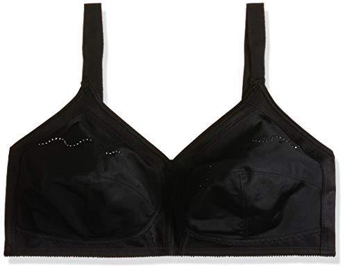Triumph Doreen + Cotton 01 N Sujetador básico, Negro (Black 0004), 105C para Mujer