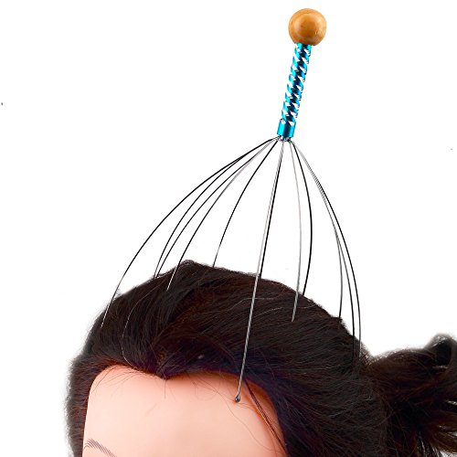 TRIXES Masajeador de cabeza y cuero cabelludo ideal para relax y alivio terapéutico del estrés