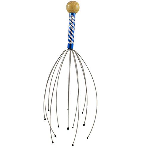 TRIXES Masajeador de cabeza y cuero cabelludo ideal para relax y alivio terapéutico del estrés