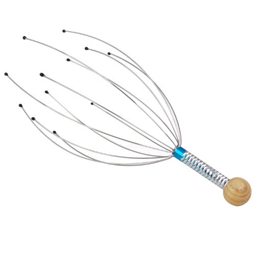 TRIXES Masajeador de cabeza y cuero cabelludo ideal para relax y alivio terapéutico del estrés