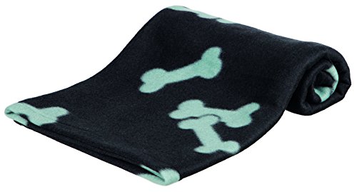Trixie Manta para Perros Mascotas - Manta Sofa Suave Manta para Mascotas Perros Gatos Cálida Protección Manta Beany 100x70 cm Negro