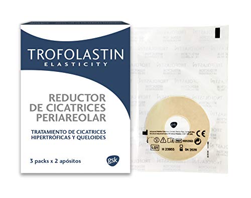 TROFOLASTIN - Reductor de Cicatrices Periareolar - 3 blísteres de 2 apósitos