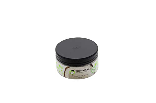 Tropicana Oil Natural Coco Peeling corporal 250 g | con aceite de coco, y Manteca de Karité Cáscaras polvo