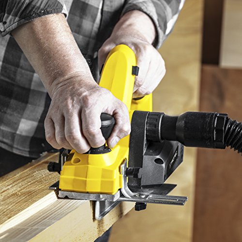 TROTEC Cepillo eléctrico para madera PPLS 10-750, 750 W, Anchura de cepillado: 82 mm, Profundidad de cepillado: 0-3 mm, Profundidad de plegado:0-15 mm, Potente, Compacto, Bricolaje