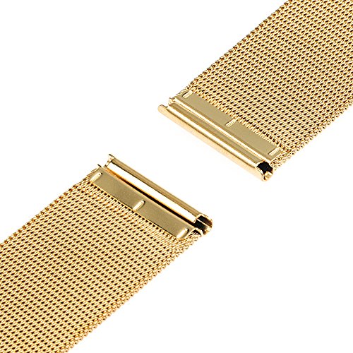 TRUMiRR Banda de 18 mm Reloj de Pulsera de Malla de Acero Inoxidable de Metal para Huawei Reloj,ASUS ZenWatch 2 WI502Q de la Mujer, Withings Activite/Acero/Pop,Fossil Q Tailor,36mm Daniel Wellington