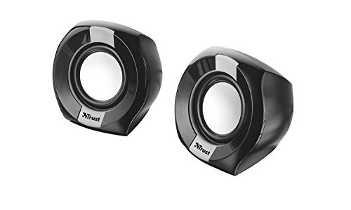 Trust Polo - Altavoces de PC 2.0 compactos de 8W, negro