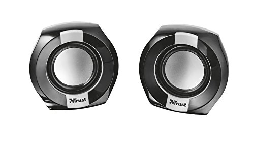 Trust Polo - Altavoces de PC 2.0 compactos de 8W, negro