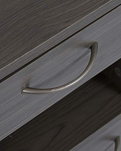 ts-ideen - Juego de Perchero de Pared con Espejo y cajón, Color marrón