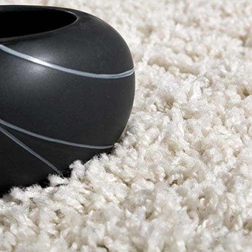 T&T Design Shaggy - Alfombra para salón, diferentes precios, varios colores, beige, 200x280 cm