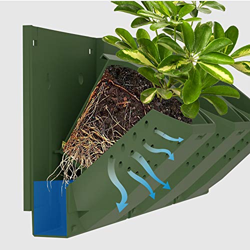 TTIK Jardín Vertical jardín Vertical Modular y Extensible CREA tu Muro Verde Vegetal Exterior decoración de Plantas