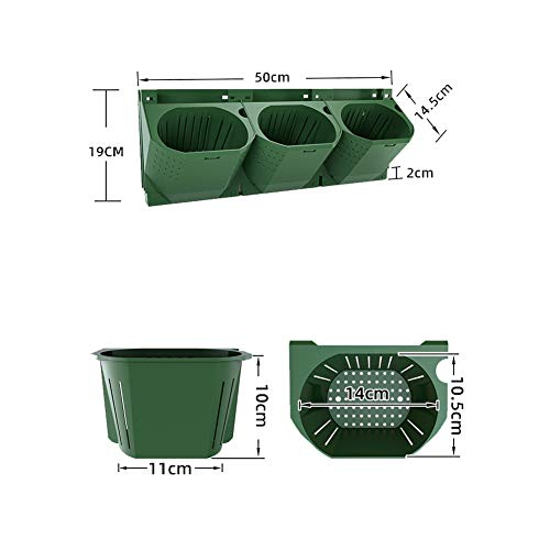 TTIK Jardín Vertical jardín Vertical Modular y Extensible CREA tu Muro Verde Vegetal Exterior decoración de Plantas