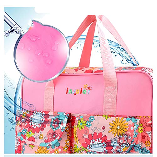 Ttiy - Bolsa de pañales para mujer, de nailon, resistente, con asa para embarazadas Diente de león Talla:largo