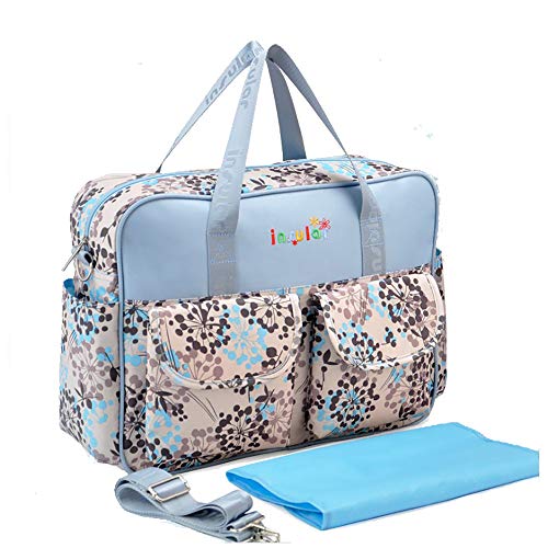 Ttiy - Bolsa de pañales para mujer, de nailon, resistente, con asa para embarazadas Diente de león Talla:largo