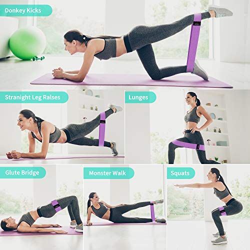 TTMOW Bandas Elasticas Gluteos,Bandas Elásticas Musculacion Para Fitness Con 3 niveles Para Fitness