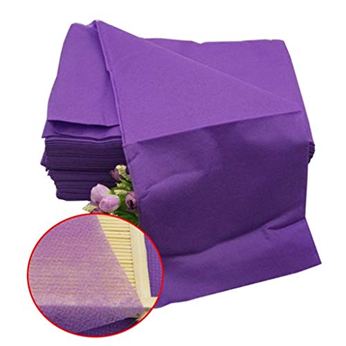 Tubayia - Juego de 20 sábanas desechables, resistentes al agua, para salón de belleza, camilla de masaje