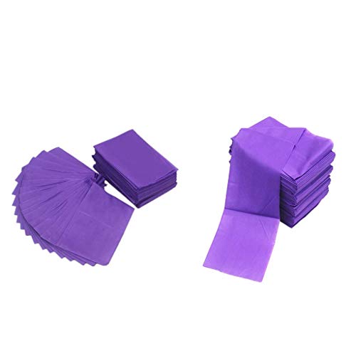 Tubayia - Juego de 20 sábanas desechables, resistentes al agua, para salón de belleza, camilla de masaje